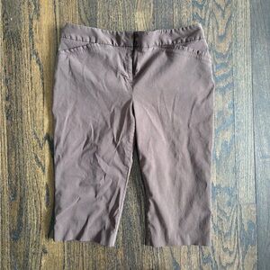 Brown Cropped Pants